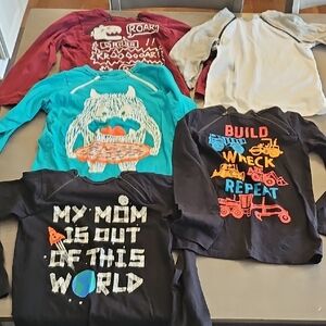 The Children's Place Red and Blue Long Sleeve Tees